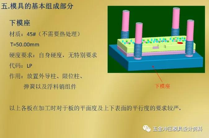 冲压卷圆模具结构图解,铝型材冲压模具结构