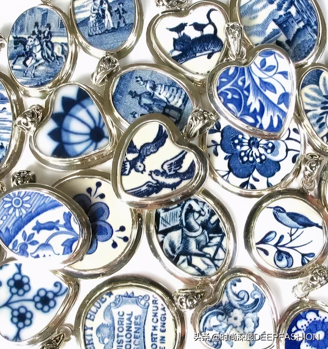 中国传统纹样“之”青花纹样