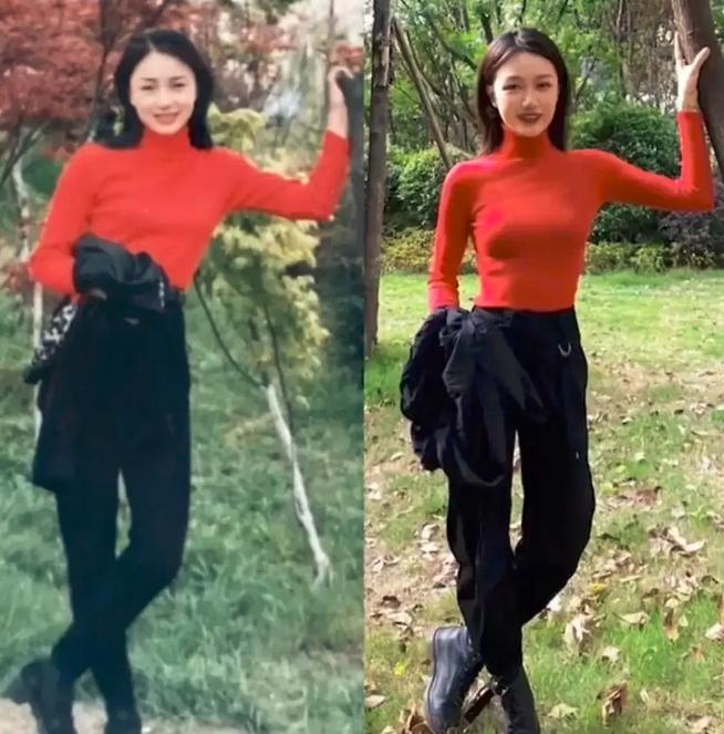 女儿晒和妈妈对比照原视频,女儿晒和妈妈对比照抖音