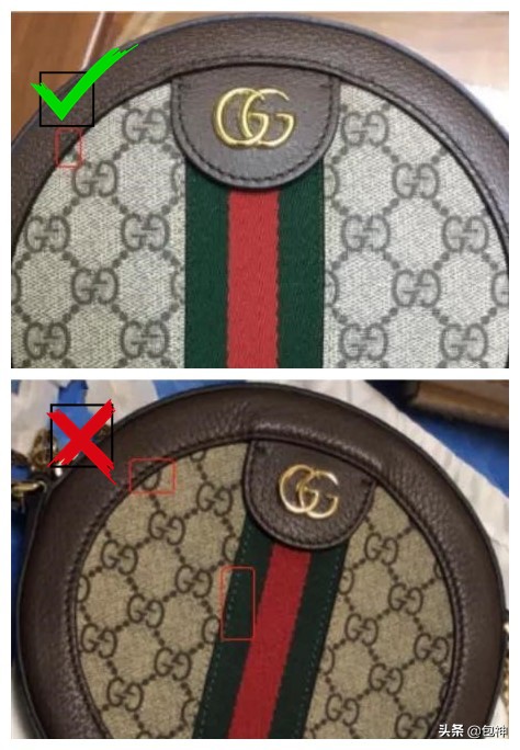 鉴定贴第93期丨古驰Gucciophidia复古圆饼包真假辨别详解