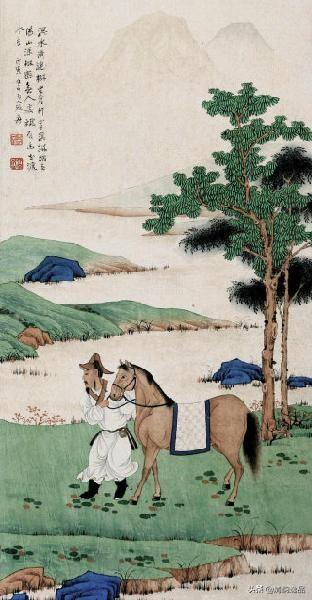 张大千最著名的动物画,张大千画写意的录像