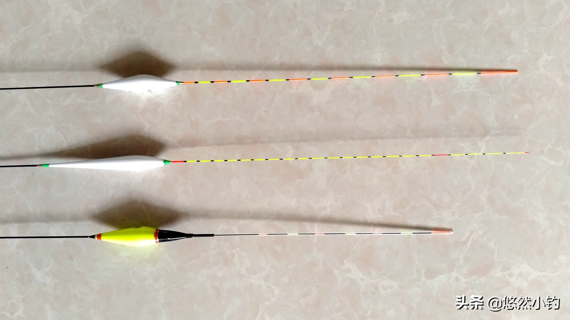 不同类型的浮漂,钓鱼时应该怎么选择浮漂