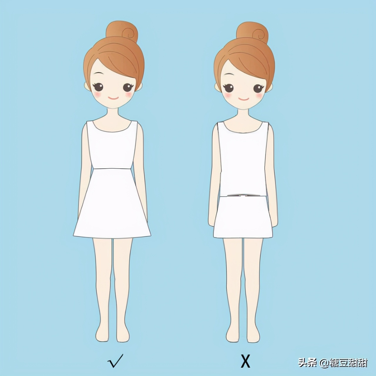 你可能不是个矮只是腿短，腿短腰长女生的“自救法则”，建议收藏
