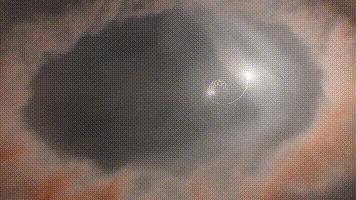 天文学家发现三体黑洞,天文学家发现三体星系