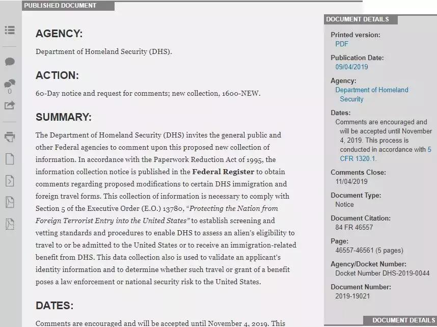 入籍+调整身份，恐要交社媒账号！美国官员还注册假账号监视你