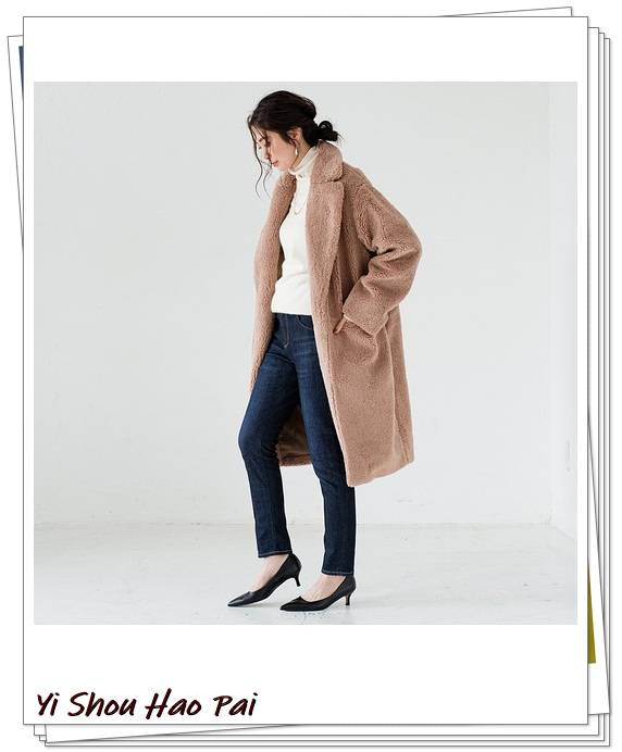 草绿茧型大衣怎么搭配好看,羊毛大衣各种颜色穿搭