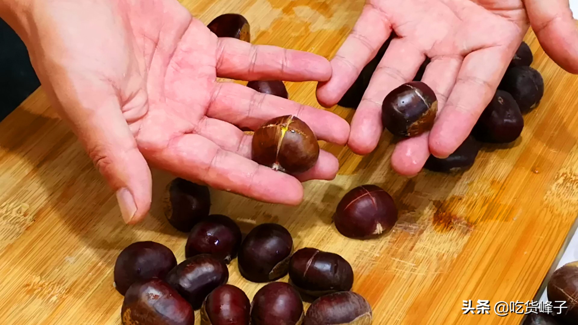 炒板栗不用黄油做出来的家常做法,炒板栗不用开水的方法