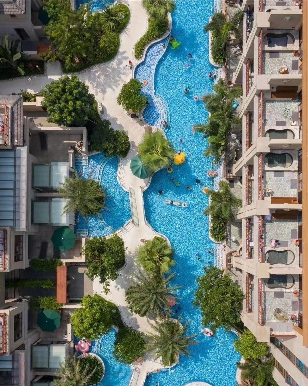 广东威尼斯水上度假村推荐,水上威尼斯一楼带花园