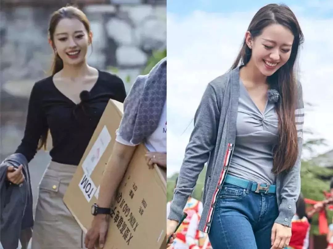 倪妮黑色高领毛衣,倪妮穿啥都好看