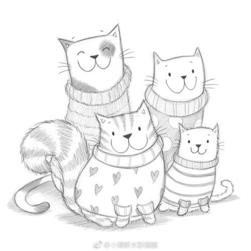 自带少年感的插画铅笔画,随手画插画第1笔就很萌
