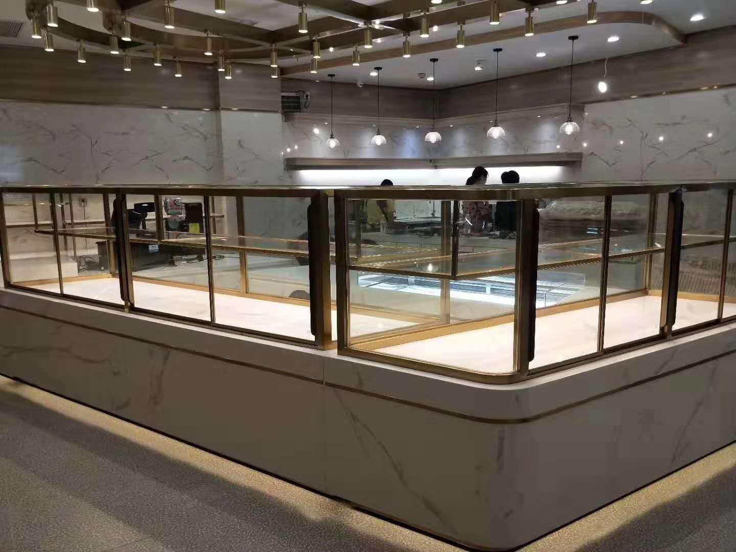 蛋糕展示柜维修图,面包柜展示柜效果图