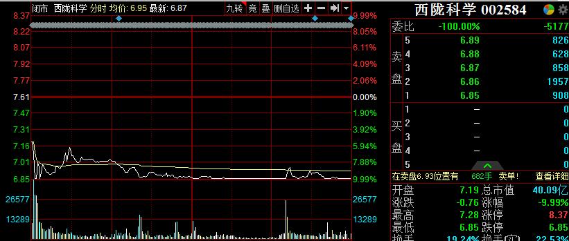 深交所公开谴责西陇科学,西陇科学散户砸跌停
