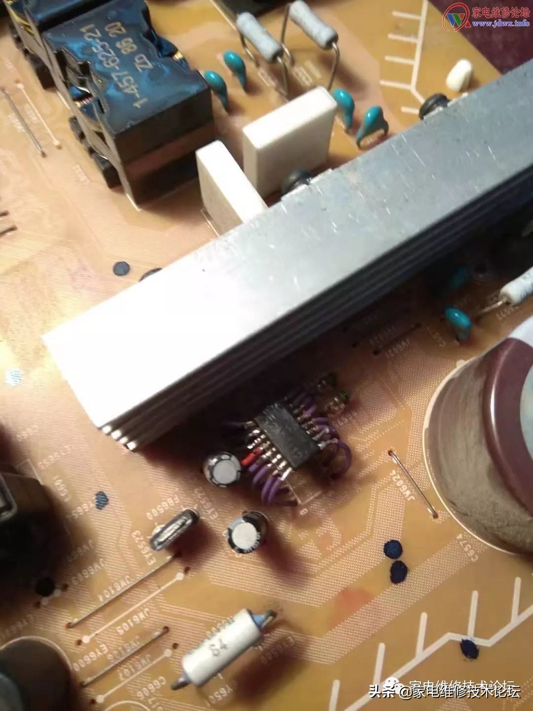 索尼电视主板故障检修,索尼电视维修闪灯故障代码