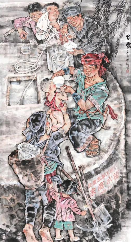 黄环球正在直播,黄环球国画作品