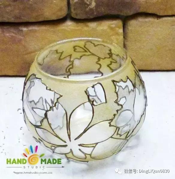 创意diy手工制作玻璃瓶彩绘,玻璃瓶彩绘手工