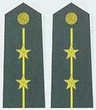 军官军衔和级别的对应关系,中国军官军衔等级一览表