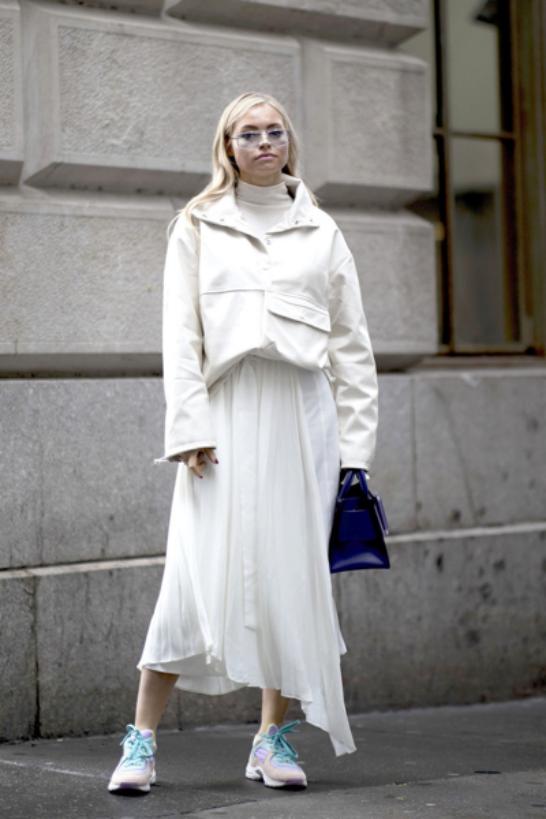 秋冬高级感穿搭淡粉色,奶油色系可爱的穿搭