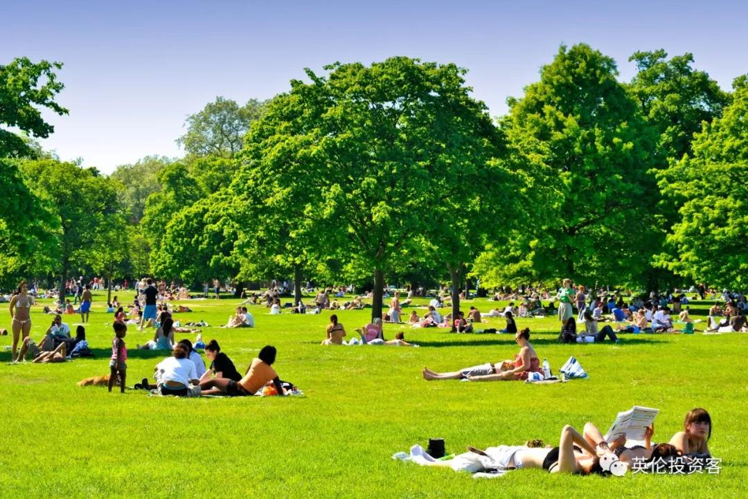 英国伦敦肯辛顿公园,伦敦富人区小众公园