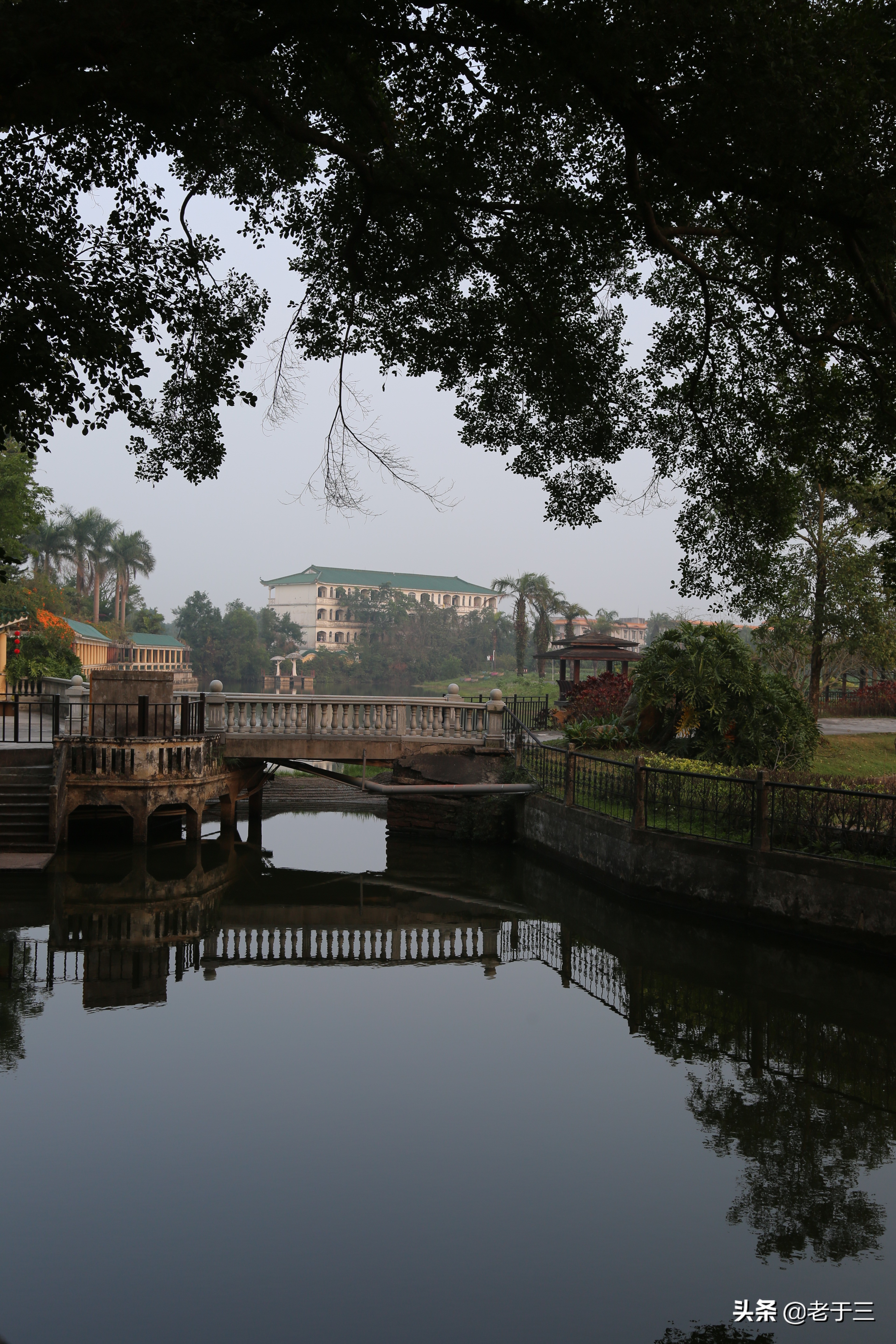 开平立园别墅,开平立园花园景观