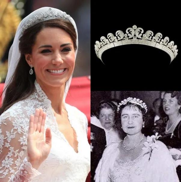 凯特王妃戴过戴安娜的什么珠宝,凯特王妃佩戴女王珠宝