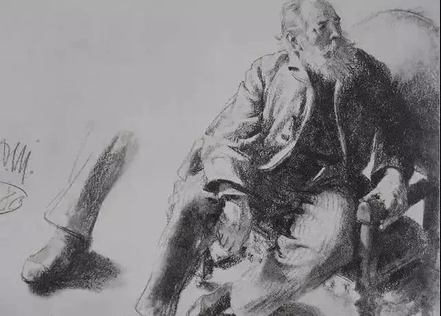 阿道夫门采尔速写作品,门采尔高清速写作品图片