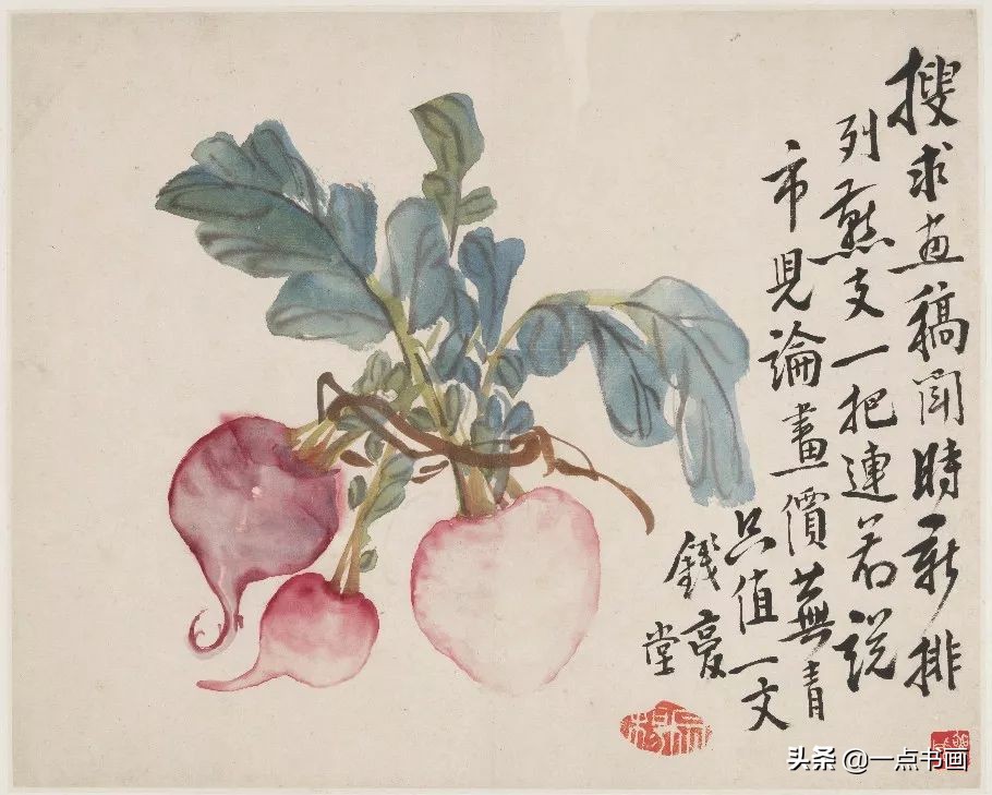 清代画家沈振麟花鸟动物作品欣赏,清代名家山水工笔画作品欣赏