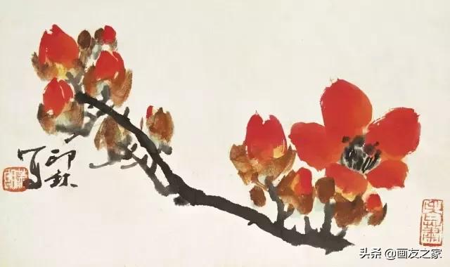 100幅国画花鸟作品,国画名家经典花鸟40幅一次看过瘾