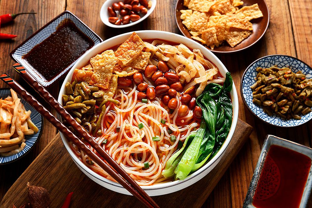 李子柒螺蛳粉送盘子,李子柒螺蛳粉出口