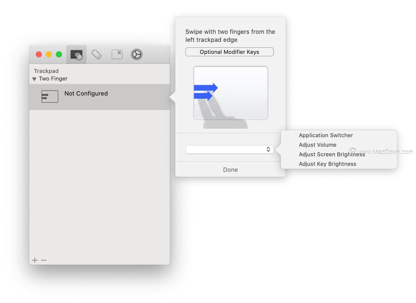 mac触控板最大化手势,mac触控板手势操作演示不能实现