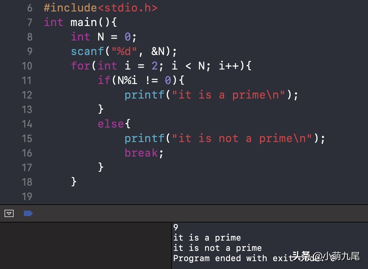 C语言实现素数判断,条件语句可不能忘