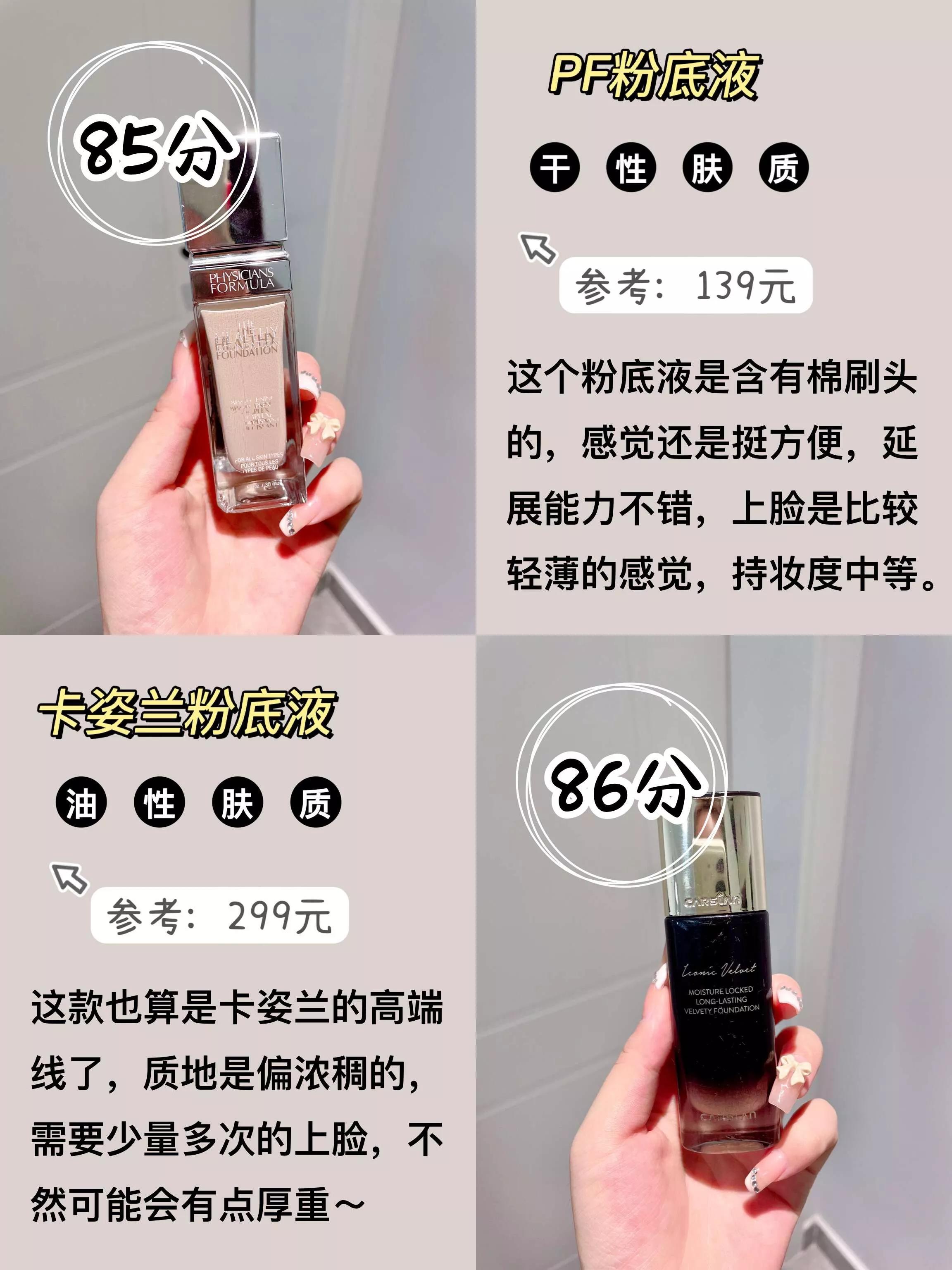 油皮适合的平价粉底液持妆性强,适合干皮的粉底液平价不卡粉学生