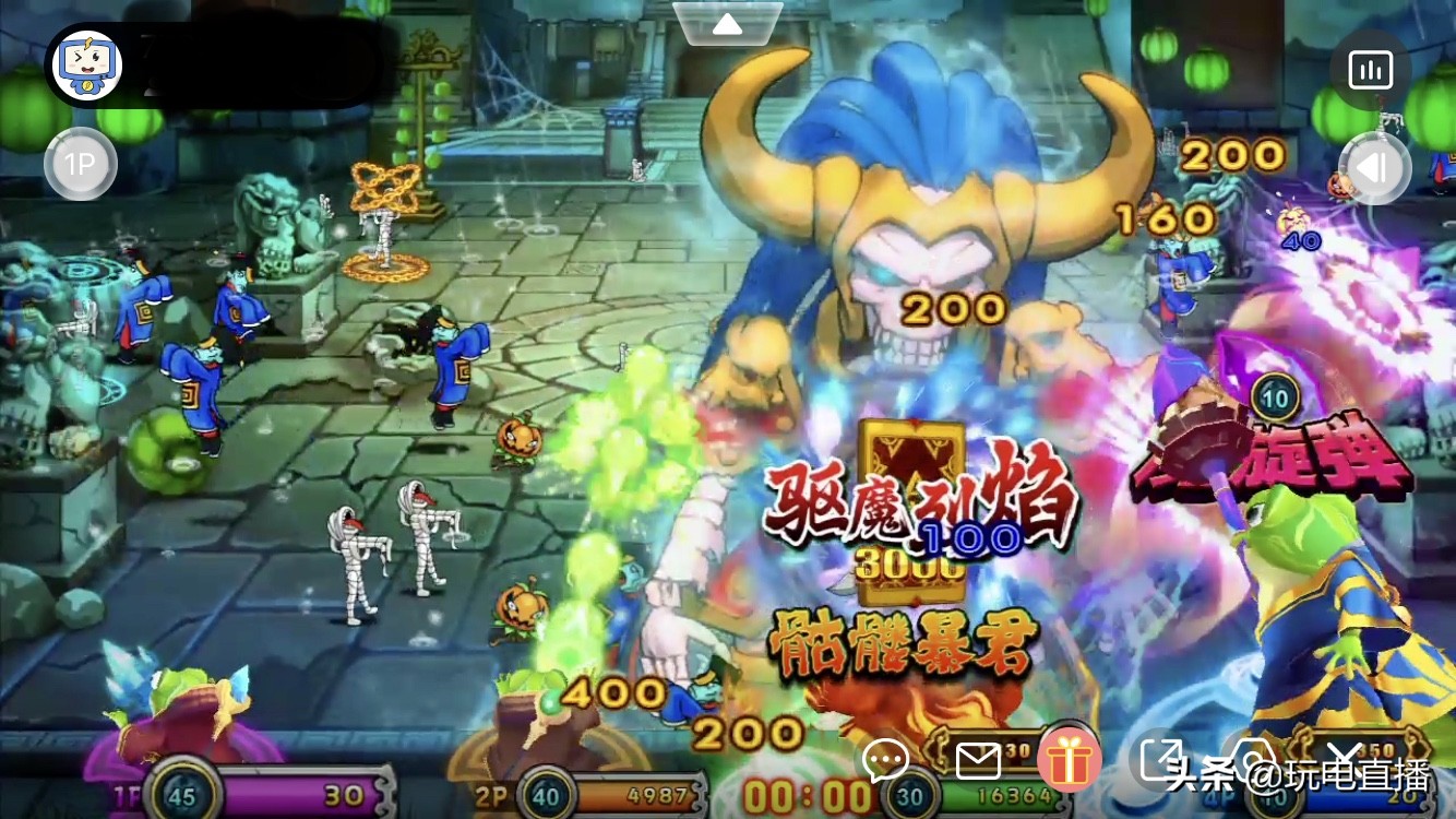 决战万圣夜疯狂魔鬼城纯技术打法,恶魔城街机游戏通关攻略大全