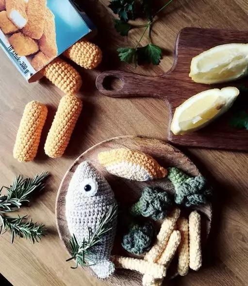 钩织食物小物件,钩织小物件常用钩针