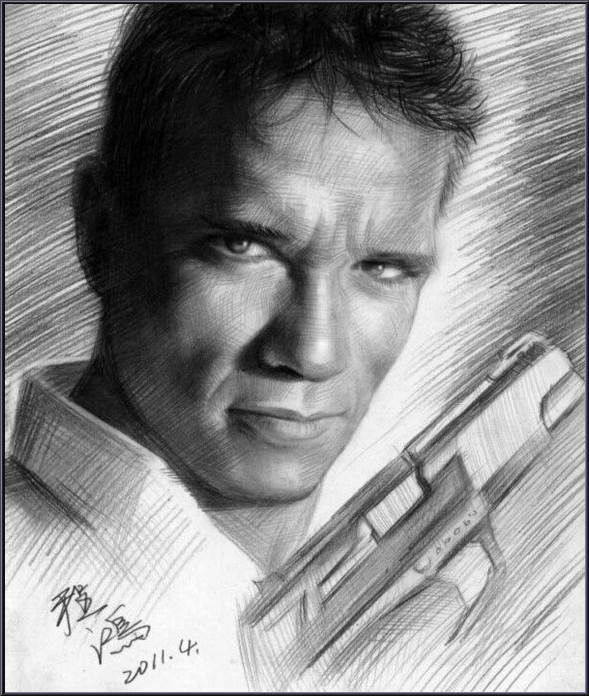 最近很火的素描人物明星,100张素描100位明星