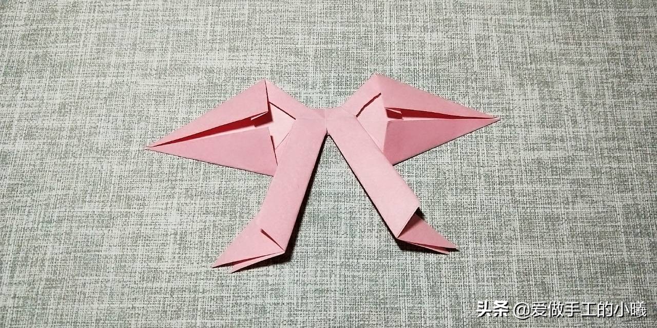 手工折纸蝴蝶结手环简单又好看,折纸蝴蝶结装饰