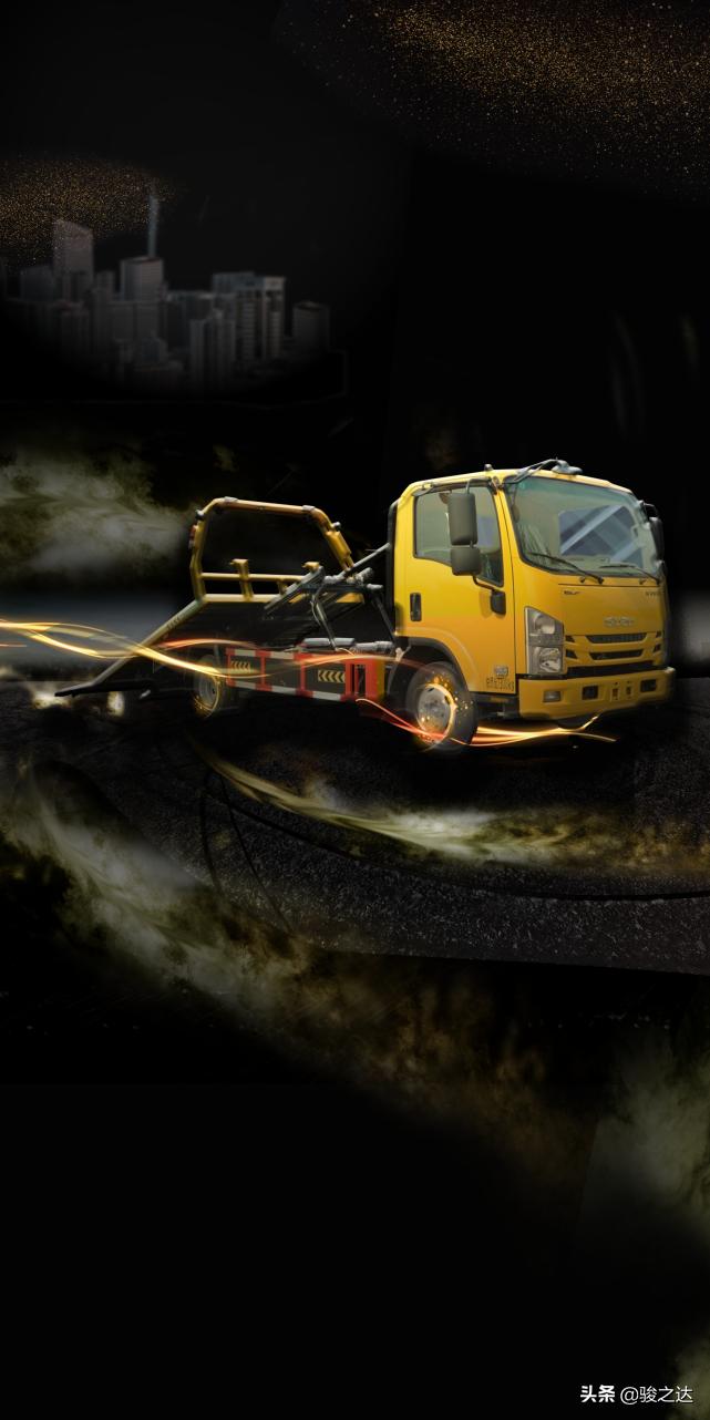 多种型号一拖二平板清障车价目表,小型清障车拖车什么品牌好