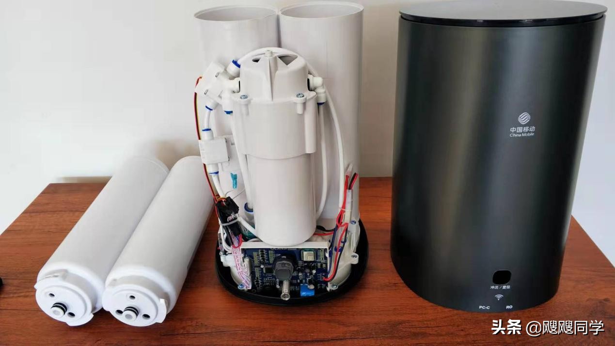 中国移动推出自有品牌净水器，大通量反渗透智能APP，全流程体验
