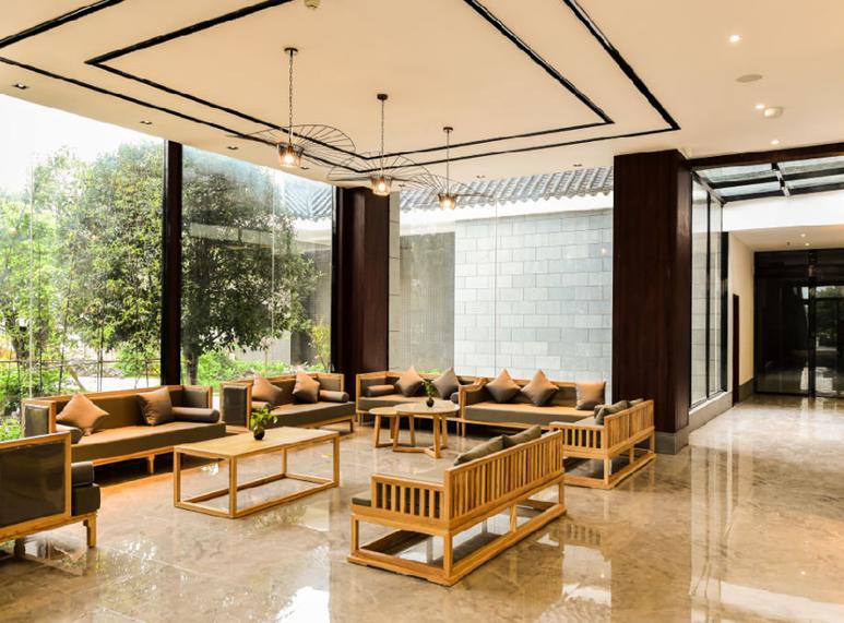 隐藏在英德一座微派风格的酒店—一幅灵动与纸上的古邑国画