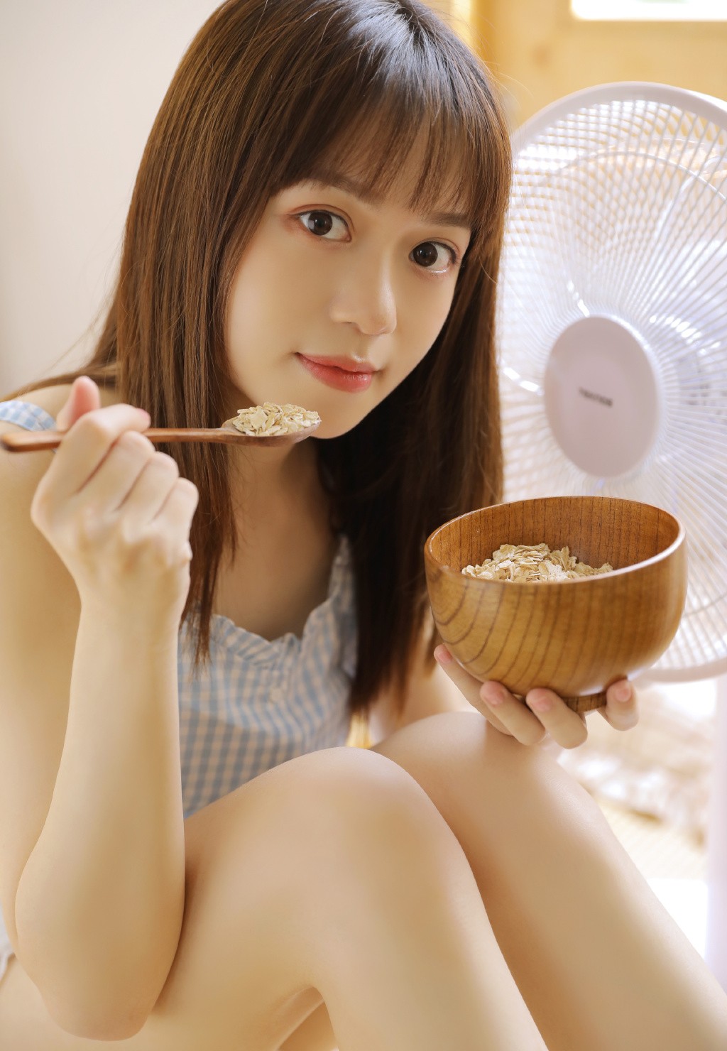 夏日元气少女日系写真照,日系元气美少女清新居家写真