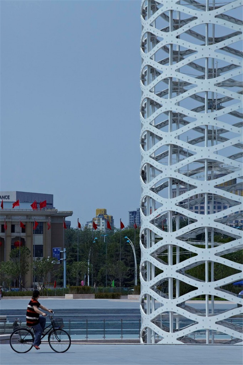 天津环形塔--镂空钢管塔