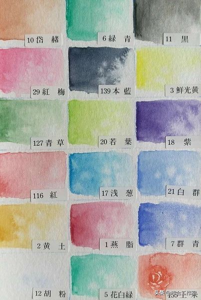 烧钱水粉画,水彩颜料省钱