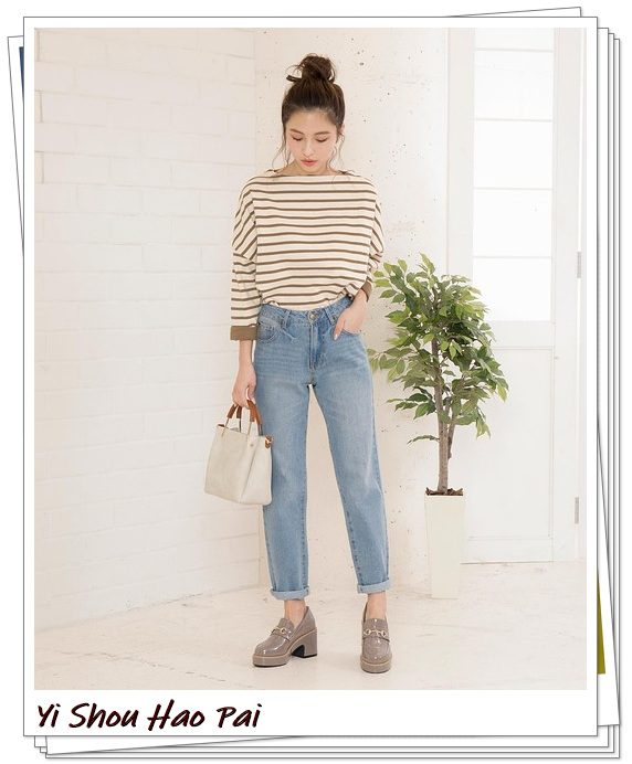 横条纹上衣搭配什么好看,横条纹的上衣搭配