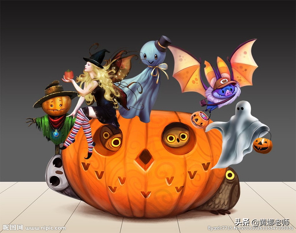 万圣节地铁扮鬼吓唬人,美女万圣节扮鬼吓唬人