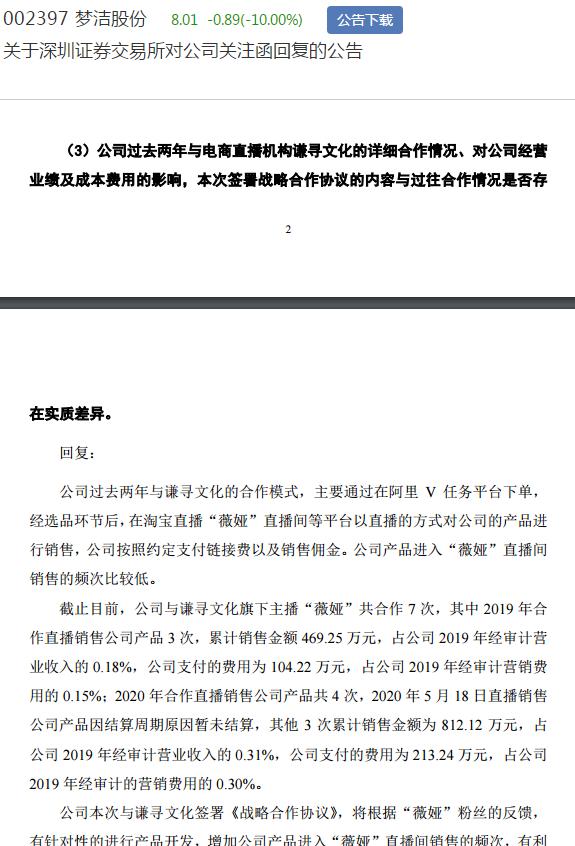 董事长前妻套现近1亿!搭上“淘宝一姐”薇娅暴涨的它“翻车”了