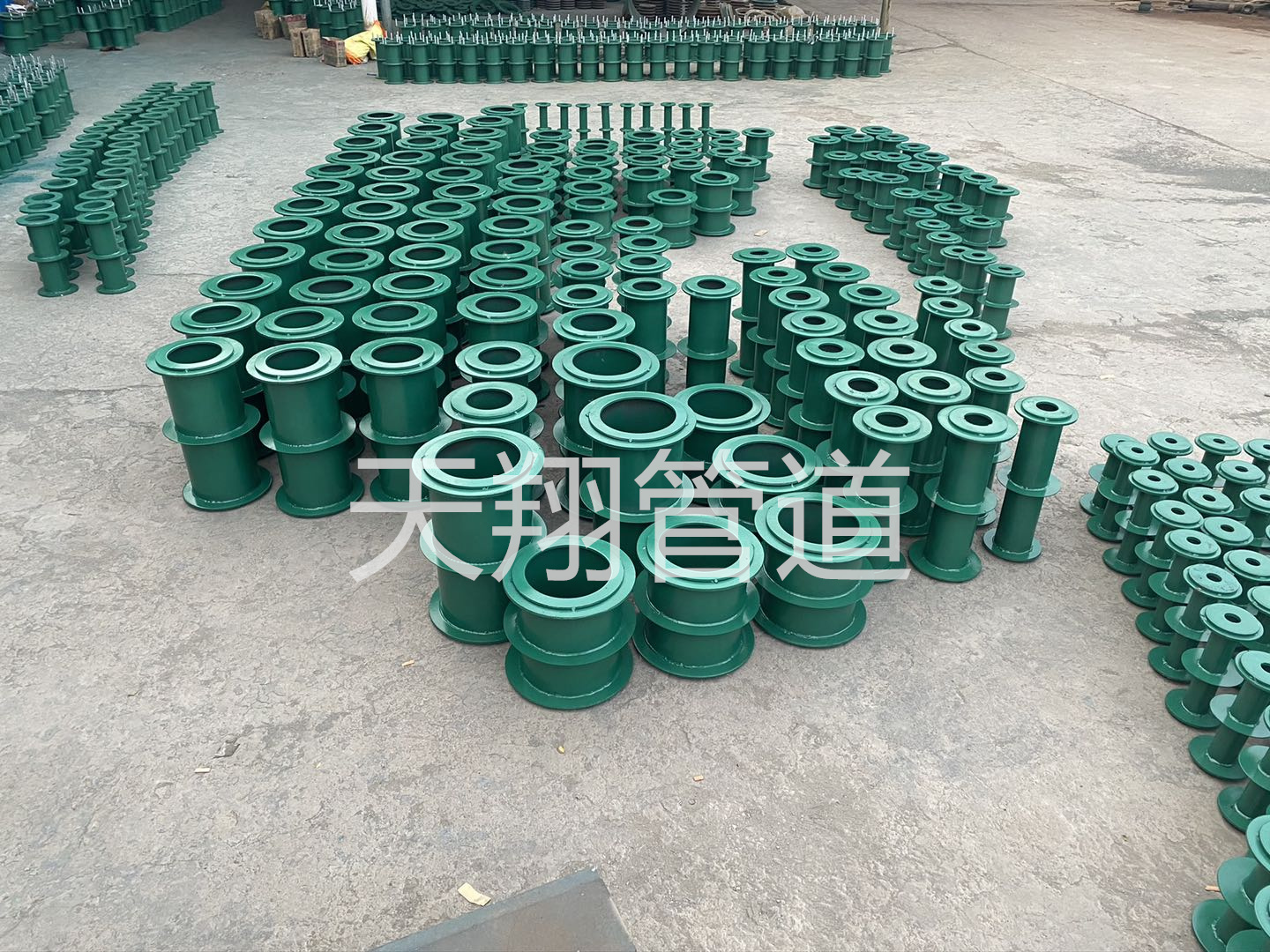 柔性防水套管用铸铁法兰,柔性防水套管外带法兰