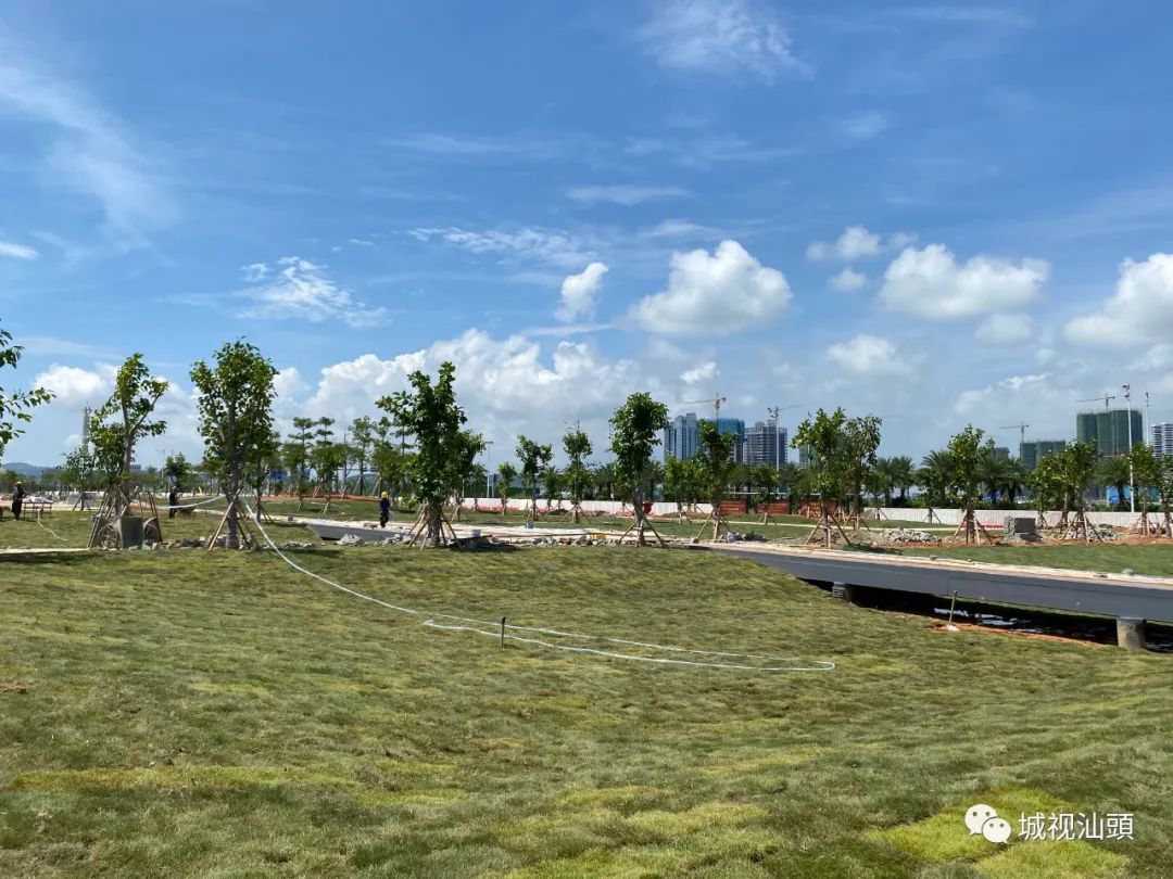 汕头东海岸新溪侨韵公园规划详图,新建的汕头东海岸公园