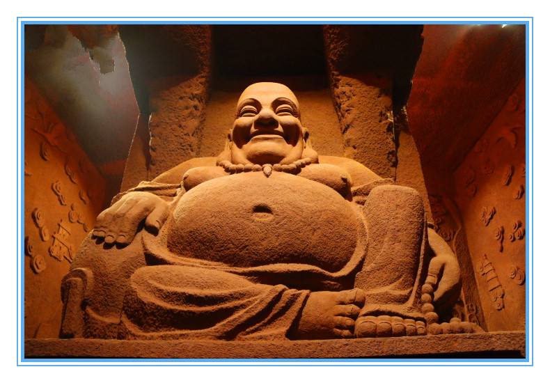 弥勒佛佛像雕塑图片欣赏,石雕弥勒佛像图片大全欣赏