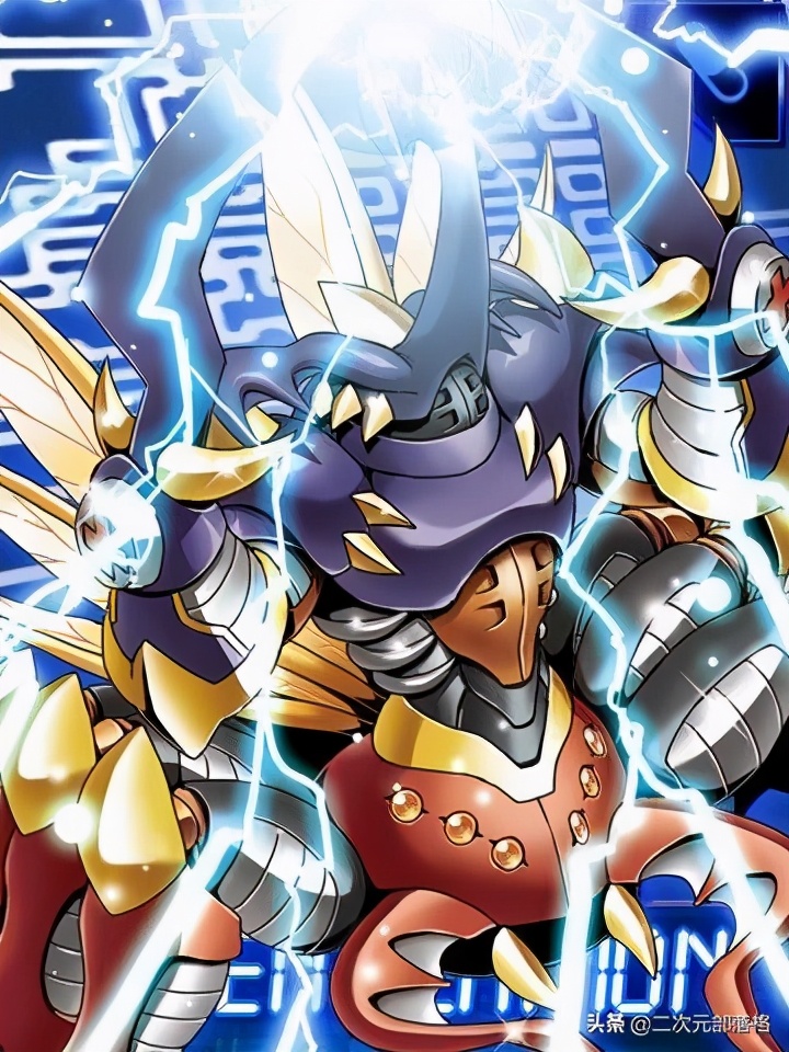 数码宝贝：雷属性的十斗士，力量远超力神比多兽，顶尖究极体