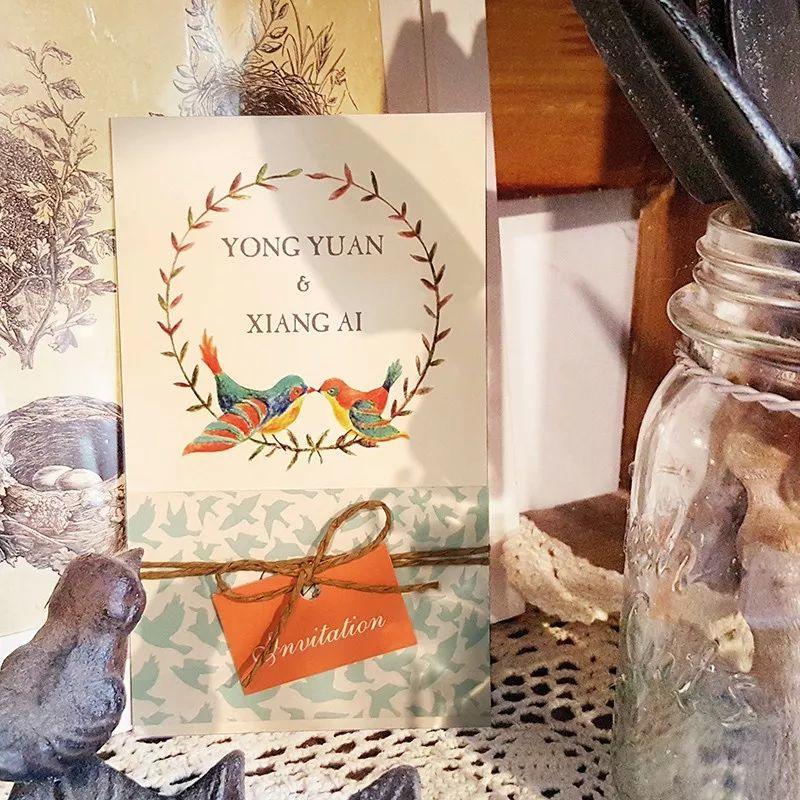 独特大气的婚礼请柬,简单高级婚礼请柬模板