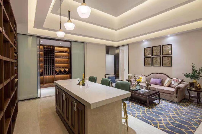 大溪谷别墅区实景,青岛大溪谷中式别墅